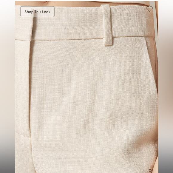 J.Crew Tall cuffed wide-leg trouser in luster canvas 6-Tall - Picture 2 of 9